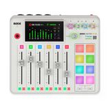Røde Rødecaster Pro Iı - Beyaz Entegre Ses Prodüksiyon Sistemi - 4 Mikrofon Girişli, Sd Card Ve Bilgisayara Çok Kanallı Kayıt Etme Özellikli Profesyonel Podcast Mikser