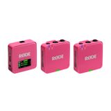 RØDE Wireless GO (Gen 3) - Üçüncü Nesil, 32-bit, Çift Vericili, Kayıt özellikli Kablosuz Mikrofon Seti (Pembe)
