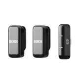 RØDE Wireless Micro - Akıllı Telefon ve Bilgisayar Uyumlu Kompakt Kablosuz Mikrofon seti, Şarj Kutulu, İki verici, Bir alıcı, Lighting, Siyah