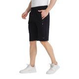 RDR-X Erkek Penye Kumaş Bermuda Şort Spor - Günlük Yaz Şortu (LACİVERT, 3XL)