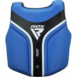 RDX Aura Plus T17 Göğüs Koruyucu Profesyonel Boks, Kick Boks ve MMA Vücut Koruyucu - Standart - Mavi