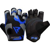 RDX F6 Fitness Eldiveni Ağırlık Kaldırma ve Spor Salonu Antrenman Eldiveni - XL - Mavi