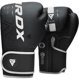 RDX Kara F6 Mat Boks Eldiveni Profesyonel Sparring ve Antrenman Eldiveni