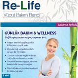 Re-Life Günlük Bakım Wellness Lavanta Kokulu Vücut Bakım Bandı 1 Kutu 8 Bant