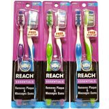 Reach Essentials Yumuşak Diş Fırçası, Çeşitli Renklerde, 2 Adet (3'lü Paket) Toplam 6 Diş Fırçası