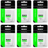 REACH Mint Mumlu Diş İpi 55 Metre (6'lı Paket)
