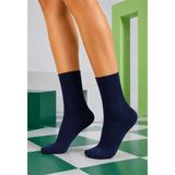 Real Dream Kadın Bambu Dikişsiz Soket Çorap 2’li Paket - Lastiksiz Sıkmayan Iz Bırakmayan Premium Günlük Çorap Pembe - 36 - 40 - Lacivert