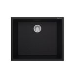 REAL K005 GORDİON 50 GRANİT EVYE SİYAH 45x40 Cm Tezgah Altı