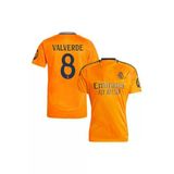 Real Madrid 2024/25 Sezonu Federico Valverde Deplasman Forması (Orange)