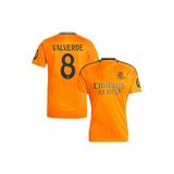 Real Madrid 2024/25 Yeni Sezon Federico Valverde Deplasman Forması (Orange)