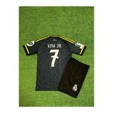 Real Madrid 2025/26 Sezonu Vini Jr Deplasman Çocuk Forması (Gri)