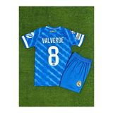 Real Madrid 2025/26 Yeni Sezon Valverde Alternatif Çocuk Forması ( Blue)