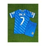 Real Madrid 2025/26 Yeni Sezon Vini Jr Alternatif Çocuk Forması ( Blue)