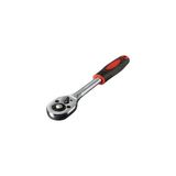 Real Özs 1/2 Cırcır Kolu 250 mm 1/4 Ölçü Parlak Krom Kaplı Chrome Vanadium Çeliği