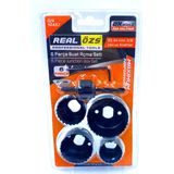 Real Özs 6 Parça Buat Açma Panç Seti 38-54 mm- 3/8 Hex - Anahtar
