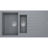 REAL P005 TROYA 100 GRANİT EVYE GRİ 100x50 Cm Tezgah Üstü