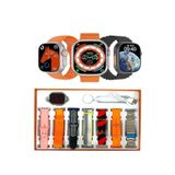 REAL Smart Watch 8 Ultra 7 In 1 Akıllı Saat 7 Kordonlu Takvim Spor Whatsapp Menülü 7in1