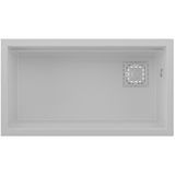 Real Stone Almila 75,5X42,4 Cm Beyaz Granit Mutfak Eviyesi
