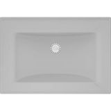 Real Stone Aura Etajerli Granit Lavabo 65*45 cm Beyaz 60X49