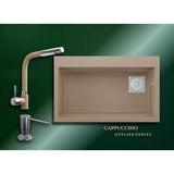 Real Stone Cappuccino Atelier Series Likya & Sümela Premium Mutfak Koleksiyonu - Kahverengi - Tek Gözlü