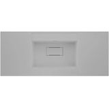 Real Stone Flatstone 60X50 Beyaz Etajerli Granit Banyo Lavabosu
