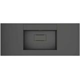 Real Stone Flatstone 90X50 Antrasit Etajerli Granit Banyo Lavabosu