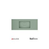 Real Stone Flatstone Etajerli Granit Lavabo 120X50 Cm Mint Yeşil