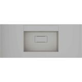 Real Stone Flatstone Etajerli Granit Lavabo 80*50 cm Beyaz