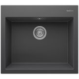 Real Stone K002 Didym 60 Antrasit Granit Tezgah Ustu Eviye 60X53 Cm