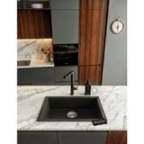 Real Stone K012 Gordion 60 Siyah Granit Mutfak Eviyesi