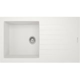 REAL STONE P015 LAODİKYA 100 XL BEYAZ GRANİT EVYE Tezgah Üstü 100x50 Cm