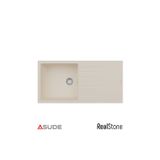 Real Stone P015 Laodikya Damlalıklı Granit Evye 1000X500 Mm Krem