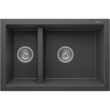 Real Stone P018 Bergama Granit Evye Antrasit 70 X 46 Cm Tezgah Üstü-Altı