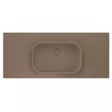 Real Stone Pure Etajerli 120X50 Sol Buz Mavisi Granit Banyo Lavabosu