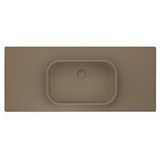 Real Stone Pure Etajerli 70x50 Cappucino Granit Banyo Lavabosu Kahverengi