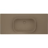 Real Stone Pure Etajerli 90X50 Cappucino Granit Banyo Lavabosu