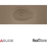 Real Stone Realstone Avocado Etajerli Granit Lavabo 70x50 cm Cappuccino