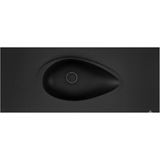 Real Stone Realstone Avokado Granit Banyo Lavabosu 105X50 cm |120X50 Siyah Modern Lavabo - Tek Gözlü - 105x50 cm