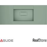 Real Stone Realstone Flatstone Etajerli Granit Lavabo 100x50 cm Mint Yeşil