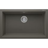 Real Stone Realstone K003 Didyma 77 Granit Evye 770X530 mm Tek Göz Mutfak Evyesi - Realstone K003 Didyma 77 Gri - Tek Gözlü - 77x53 cm