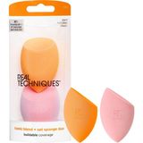 Real Techniques Beauty Makyaj Blender Miracle Complexion ve Makyaj Gücü Sünger Seti, cc Krem Vakfı Için, Turuncu ve Pembe, Makyaj Karıştırma ve Uygulama Için, 2 Sayılı - 0-Ten
