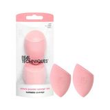 Real Techniques Mucize Toz Sünger, Mikrofiber Teknolojisi Tozlar, Güzellik Süngeri, Makyaj Blender, Karışımlar Ve Setler Makyaj, Pembe, 2 Sayıl