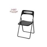 REALBABY 2 Adet Katlanır Kamp Mutfak Balkon Sandalyesi Katlanabilir Taşınabilir Pratik Sağlam