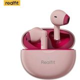 Realfit F2 Bluetooth Kulaklık Bluetooth 5.3 Enc/Tws/Hifi/Ses Özellikli Şık Kibar Ve Kaliteli - Pembe