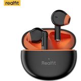 Realfit F2 Bluetooth Kulaklık Bluetooth 5.3 Enc/Tws/Hifi/Ses Özellikli Şık Kibar Ve Kaliteli - Siyah