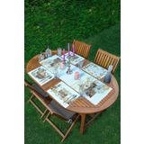 RealHomes 4+1 Kabak Çizimli Özel Tasarım Amerikan Servis & Runner Seti