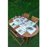 RealHomes 4+1 Özel Tasarım Amerikan Servis & Runner Seti, ServisRunner-Set308