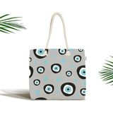 RealHomes 4927 Nazar Boncuklu Dijital Baskılı Modern Bebek Çantası