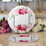 RealHomes A True Love Story Dijital Baskılı Dijital Modern 2 1 Yuvarlak Servis Altlığı Supla
