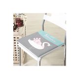 RealHomes Baby Shower Temalı Kuğu Desenli Özel Tasarımlı Çocuk Odası Fermuarlı Sandalye Minderi, Rh-Frm4567